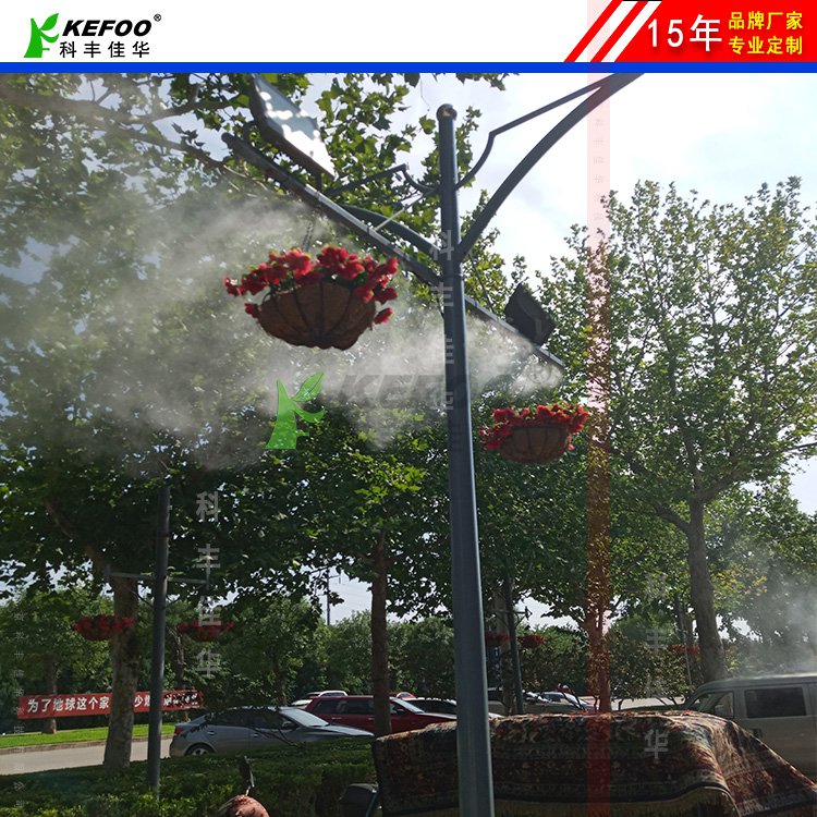 路燈桿噴霧降塵系統