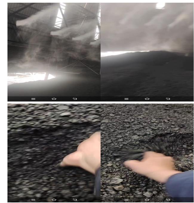 中能卸煤溝采用干霧抑塵系統-超聲霧化抑塵系統