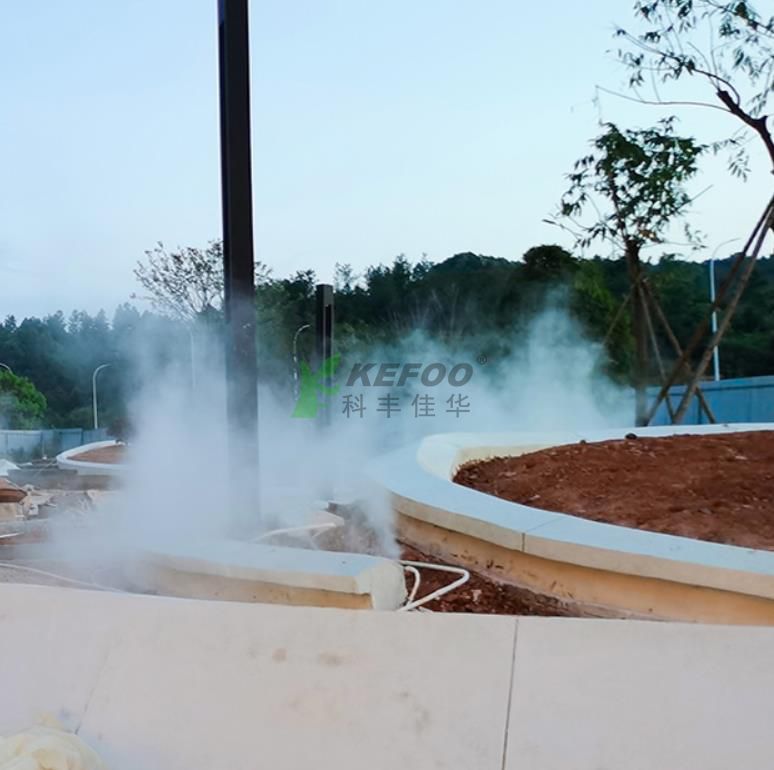 北京溫榆河公園旱噴霧森系統