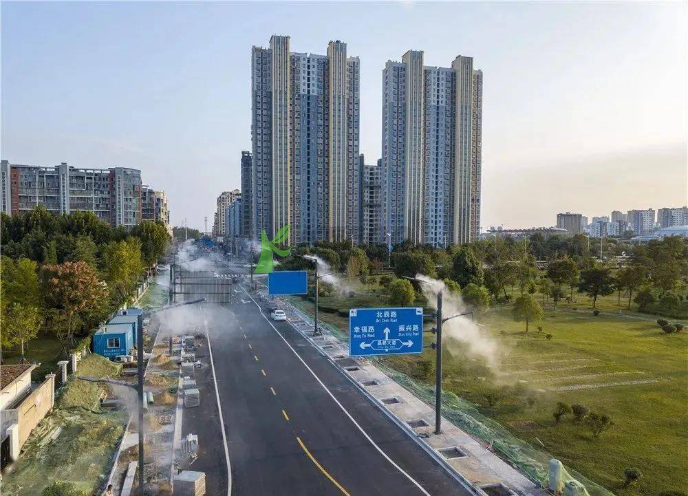 路燈桿噴霧系統